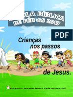 Crianças seguindo os passos de Jesus
