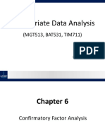 Multivariate Data Analysis - CFA