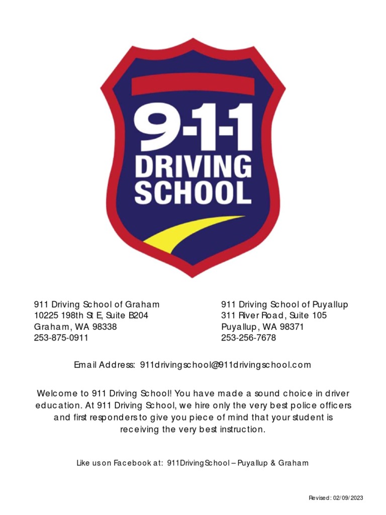 911 driving school new driver training policies a comprehensive