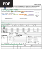 Tesda Application Form