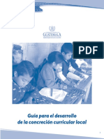 Guía para El Desarollo de La Concreción Curricular Local 2019 PDF