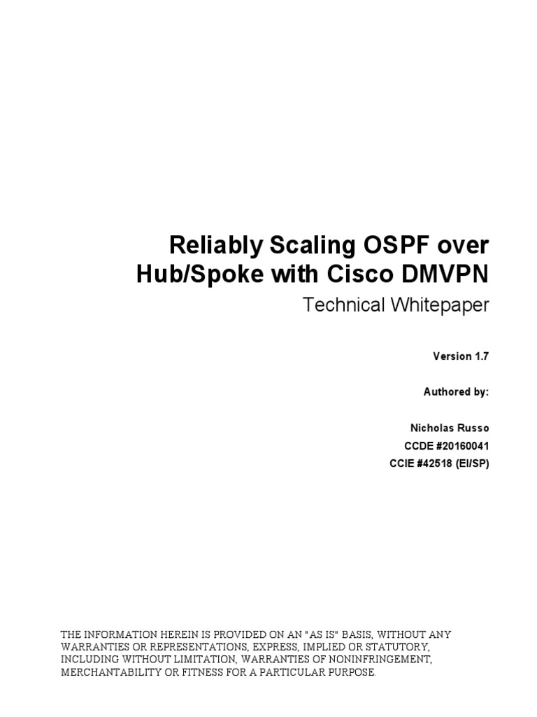 Ospf Dmvpn Anycast Pdf Pdf Computer Network Routing