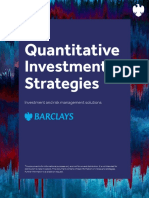 Barclays Quantitative Investment Strategies Borchure