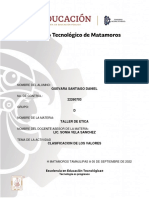 Clasificacion de Los Valores PDF