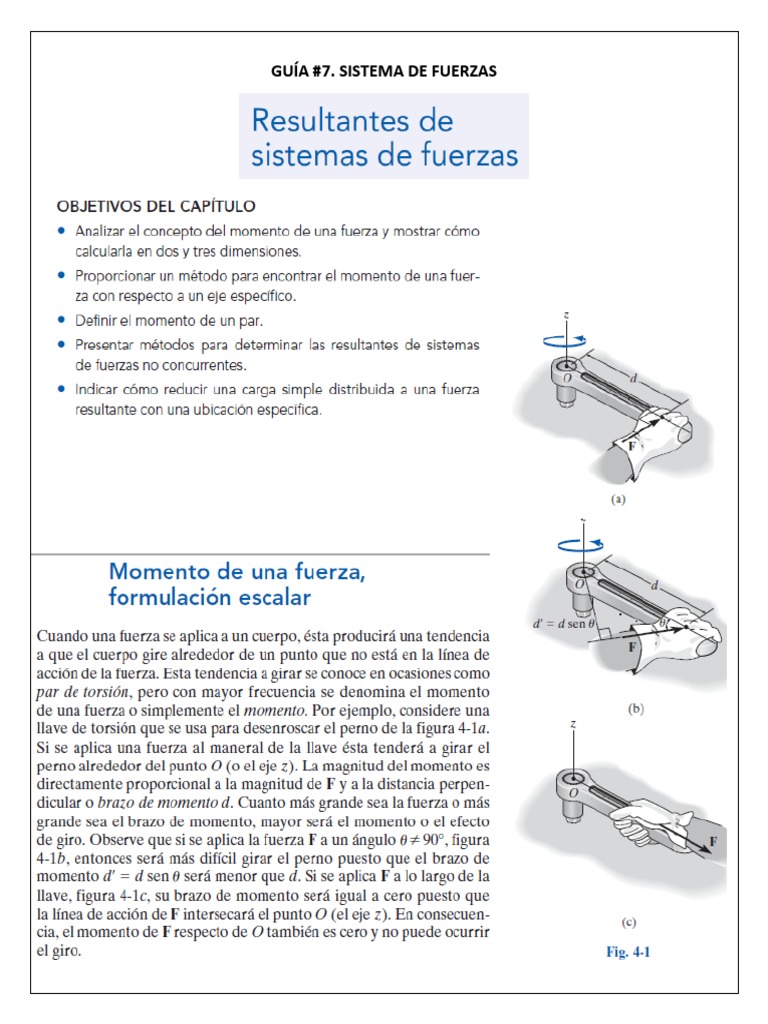 Guía 7 Sistema De Fuerzas Pdf