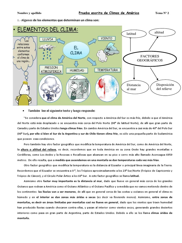 Biomas y Climas de América del Sur | PDF | Clima | Américas