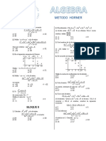 Algebra-Metodo de Horner