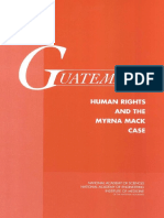 Torsten N. Wiesel, Carol Corillon - Guatemala - Human Rights and The Myrna Mack Case (2003)