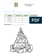 Examen Cuarto Grado Diciembre 2018-2019