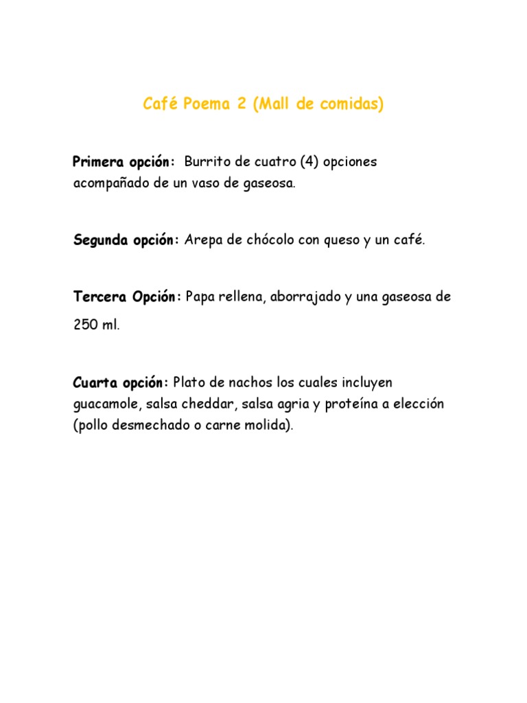 Café Poema 2 PDF | PDF
