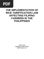 Republic Act 11203: Rice Tariffication Law | PDF | Tariff | World Trade ...