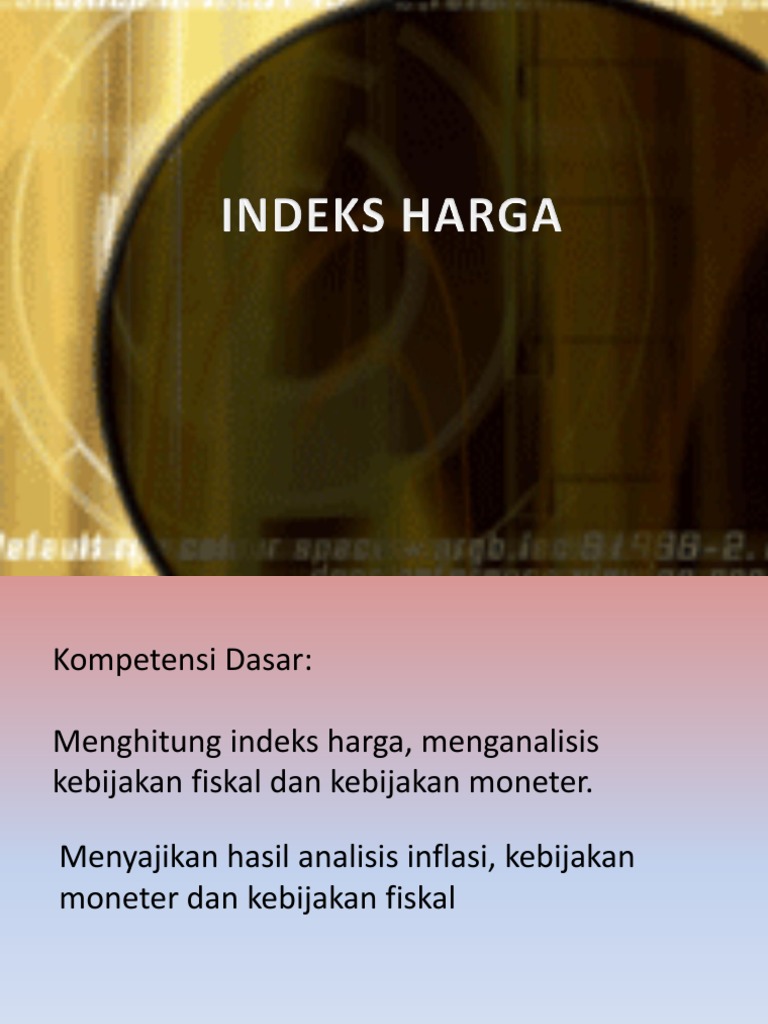 Indeks Harga PDF