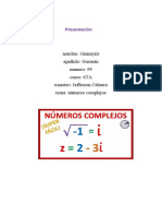 Giannyris Guzman Numeros Complejos