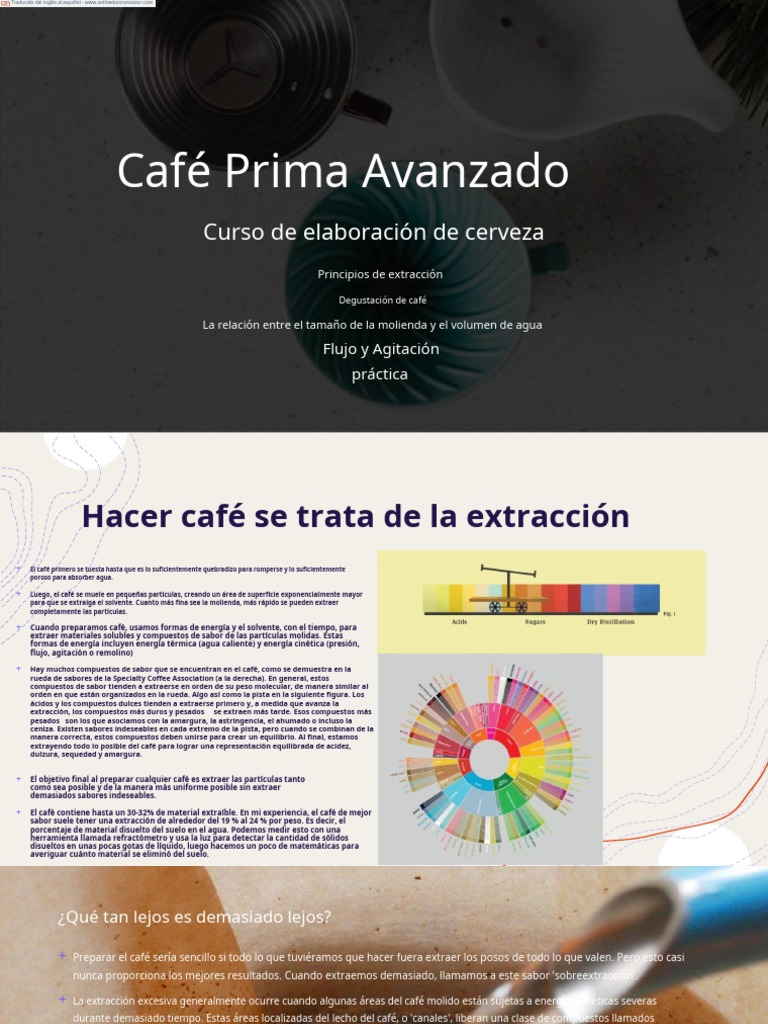 Prima Coffee Advanced Brewing Course (1) .En Es PDF café
