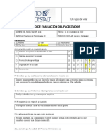 Formato de Evaluación Del Facilitador