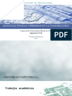 2023-I - Licencias, Pólizas y Permisos de Construcción