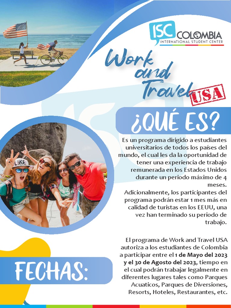 Programa Work & Travel para Estudiantes | PDF