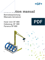 Gfps Instruction Manual Hoist Unit GF 800 Eng Deu Ita