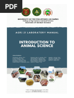 AN SCI 1 - Introduction To Animal Science | PDF | Livestock | Agriculture