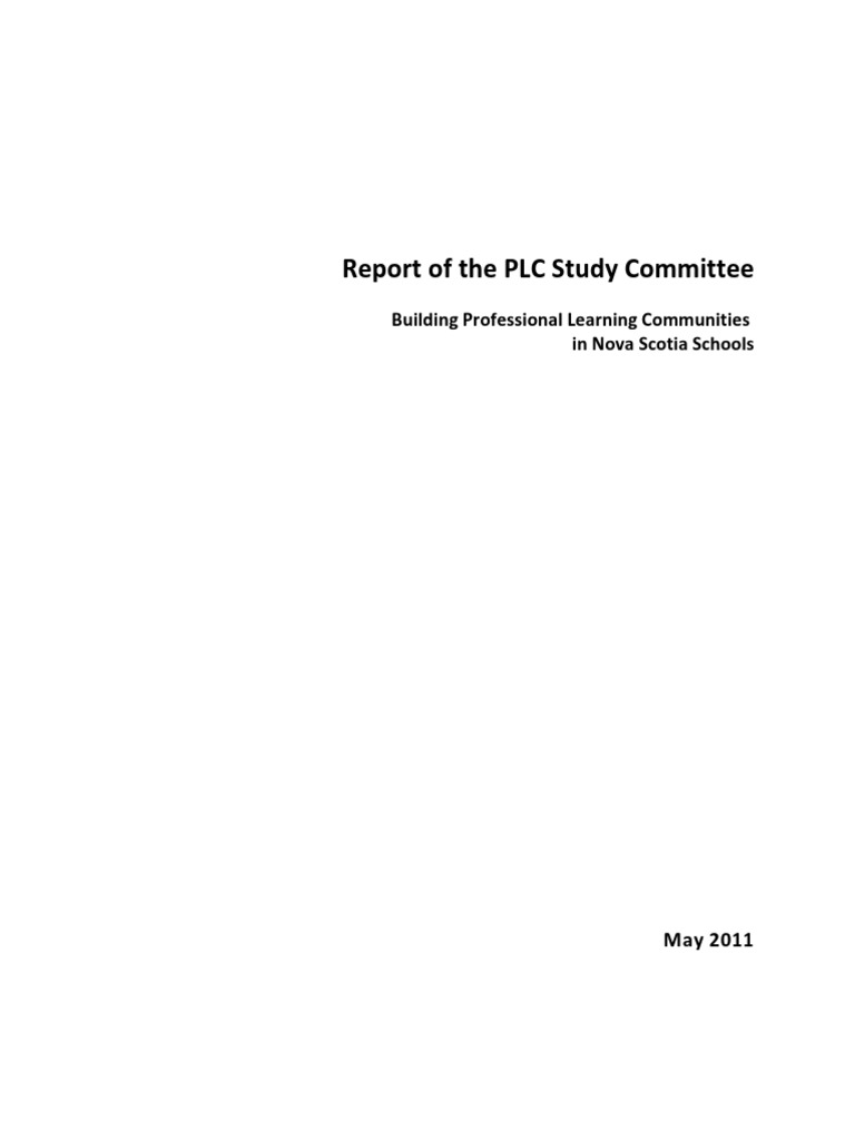 Sample PCE Reports PDF Teachers Learning