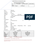 Form Pendataan Mahasiswa