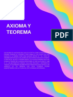 Axioma y Teorema - Docx - Presentación