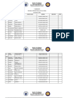 ATTENDANCE SHEET Grade 7 - SAMPAGUITA