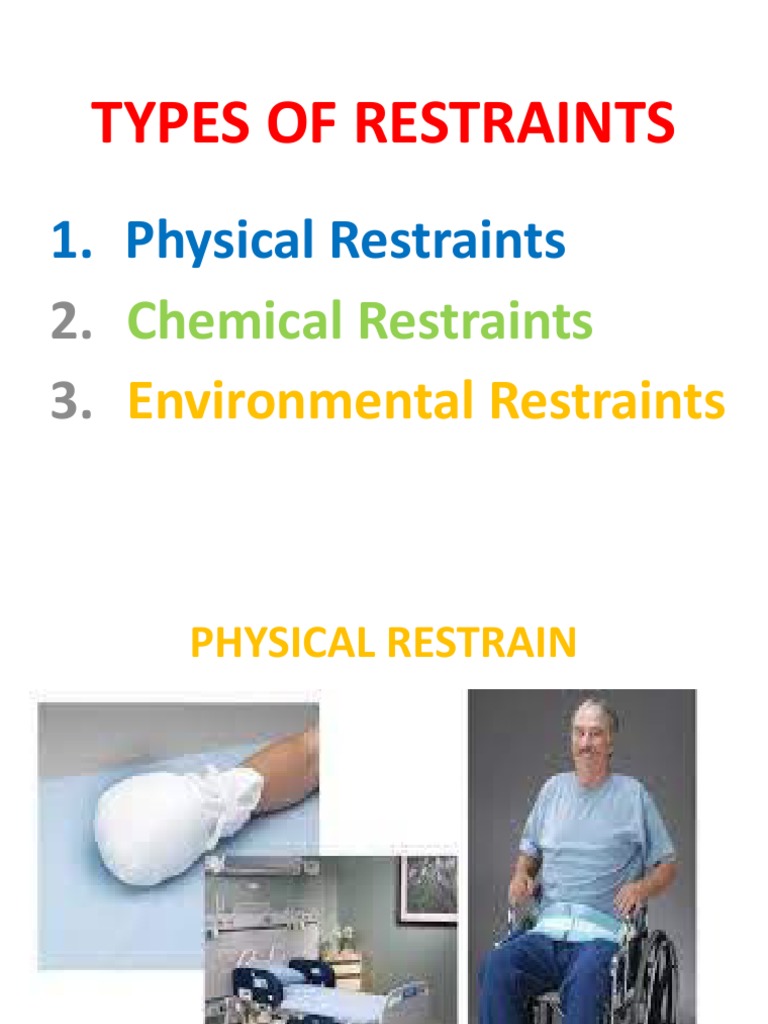 Types of Restraints PDF