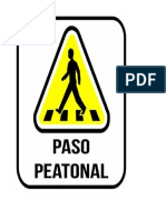 AVISO DE PASO PEATONAL