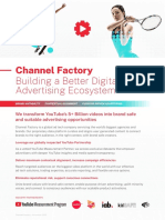 Channel Factory About Us and Advantages Onepage
