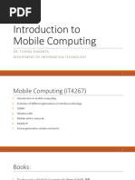 Lec1 - Introduction To Mobile Computing