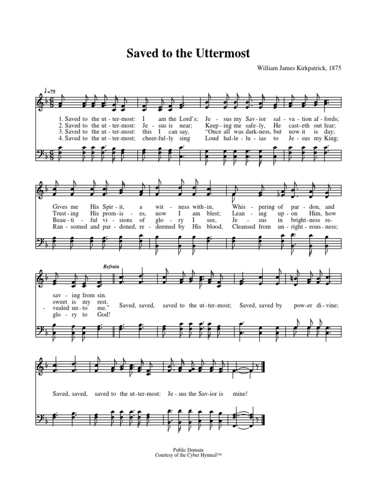 Saved To The Uttermost | PDF
