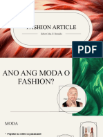 Fashion Article