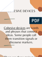 Cohesive Devices