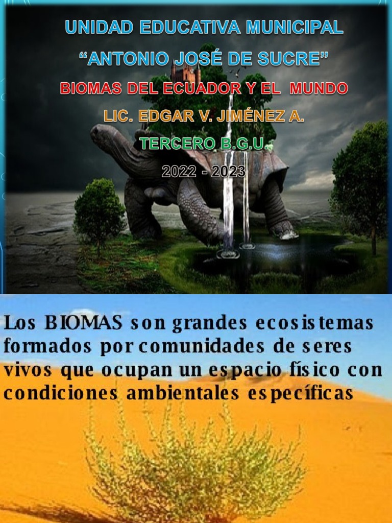 Biomas Del Mundo 22 - 23 | PDF | Desierto | Clima