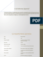 Que Sabes Sobre La Reforma Agraria