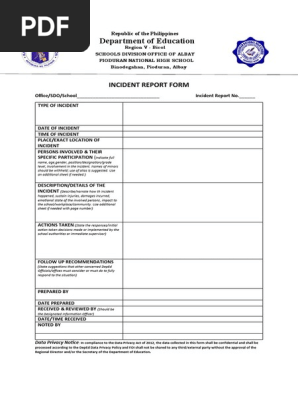 Incident Report Form