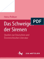 无 Das Schweigen der Sirenen - Studien zur deutschen und österreichischen Literatur (PDFDrive) PDF