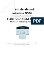 Sistem de alarma wireless GSM fortezza M2D
