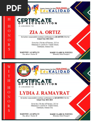 EDITABLE QUARTER 2 CERTIFICATE 
