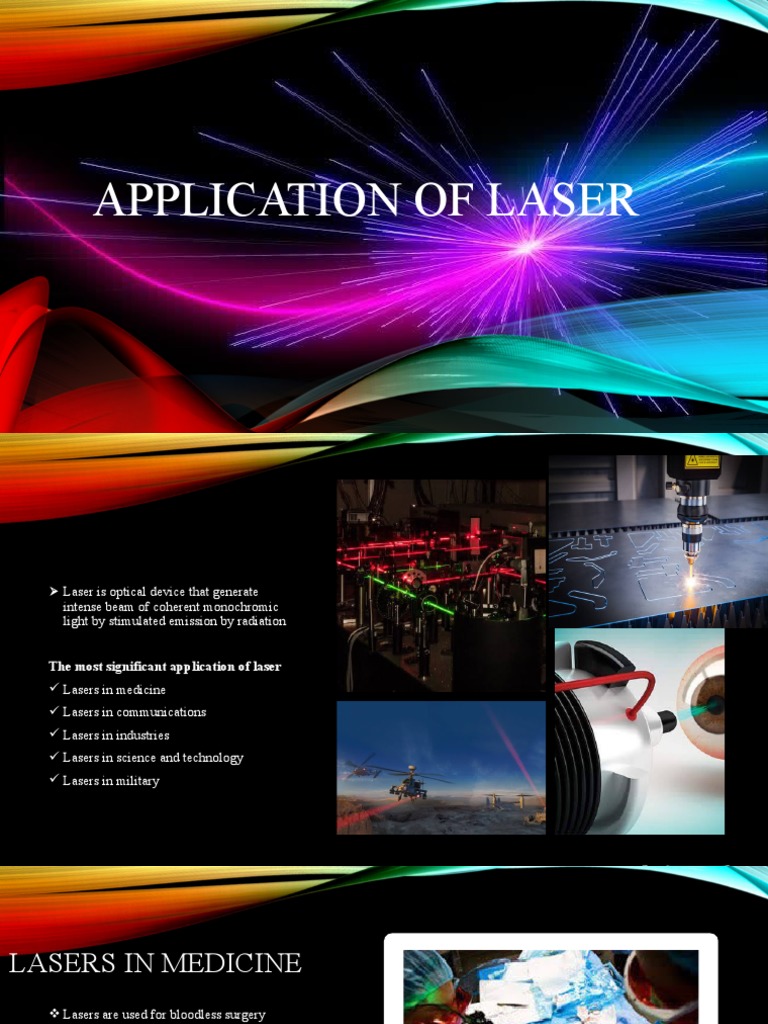 Application of Lasers PDF