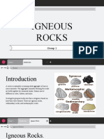 GROUP 1 - Igneous Rocks