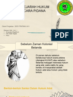 SEJARAH HUKUM ACARA PIDANA