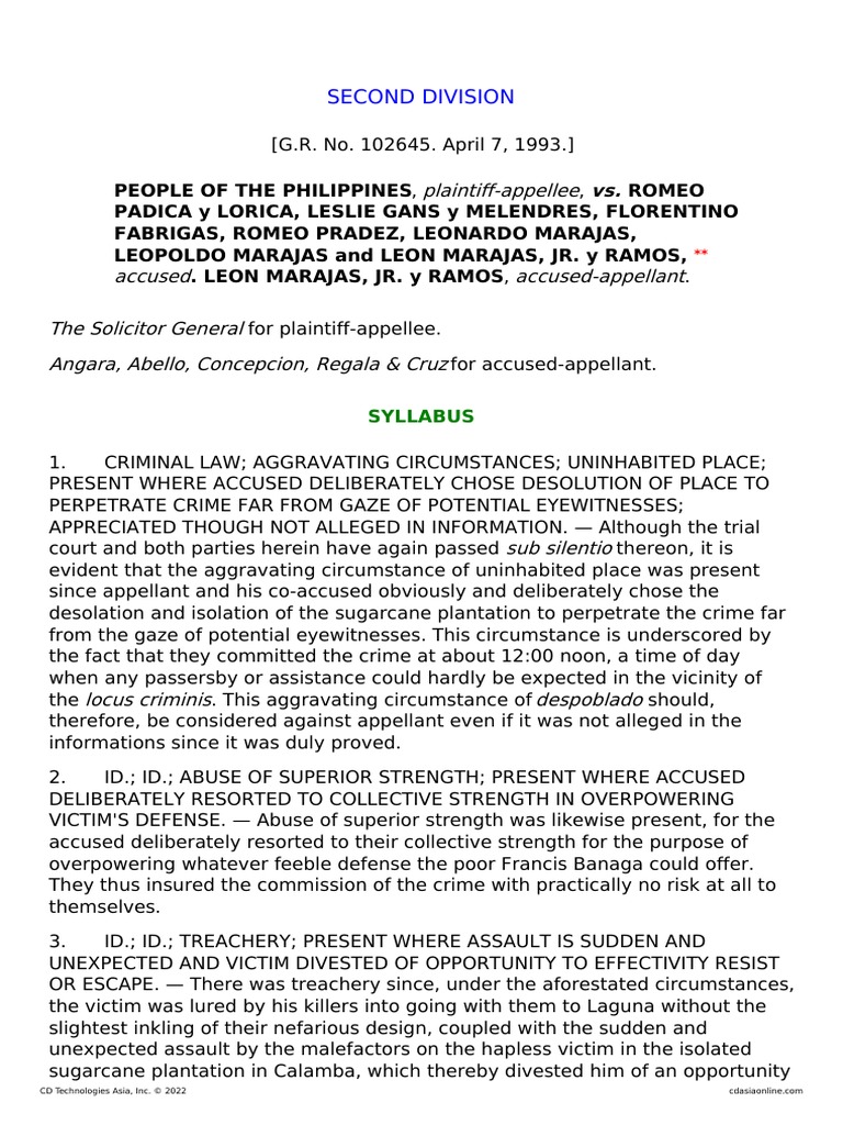 Plaintiff-Appellee: Second Division | PDF | Plea | Arraignment