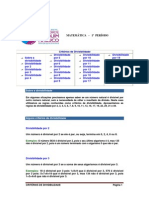 Critérios de Divisibilidade