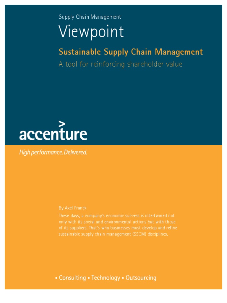 Sustainable Supply Chain Management | PDF | Forest Stewardship Council ...