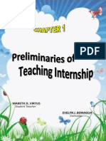 Teaching Internship Front Page