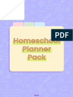 Homeschool Planner Pack - Doodles PDF