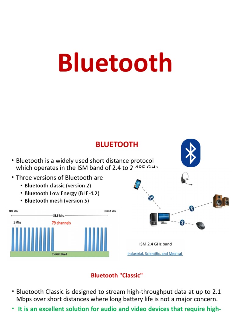 Bluetooth PDF Bluetooth Electrical Engineering