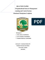 Reaction Paper Kelompok 5 - Akuntansi Manajemen - MACS PDF